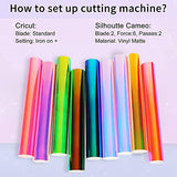 Prime Vinyl Holographic Vinyl Permanent, Holographic Vinyl for Cricut, 12” x 12” 9 Sheets/Pack, Holographic Opal Craft Adhesive Vinyl Sheets for Prime Vinyl