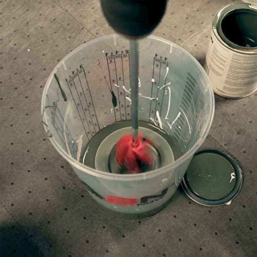 ABN Home and Automotive Paint Mixing Cups Kit - 40pc Complete Epoxy Mixer Set for Measuring Pouring Resin Oil and Paint ABN