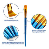 Paint Brushes Set, 30 Pcs Paint Brushes for Acrylic Painting, Oil Watercolor Acrylic Paint Brush, Artist Paintbrushes for Body Face Rock Canvas, Kids Artstorys