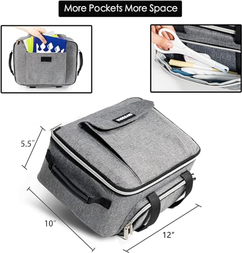 VIGEGARI Carrying Case for Cricut Joy, Cricut Carrying Case Compatible with Cricut Easy Press Mini, Tote Bag for Cricut Joy Accessories and Supplies, VIGEGARI