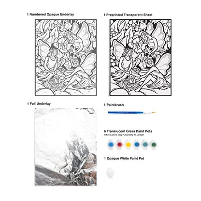 Royal & Langnickel Foil by Numbers Painting Kit, Flower Fairies - WoodArtSupply