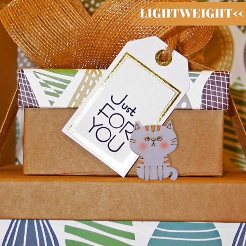 ibasenice 100pcs Wood Cat Cutouts Unfinished Wood Cat Shape Cutouts Blank Wood Cat Lover Pet Animal Door Hanger Wood Cat Ornament Slices for DIY ibasenice