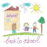 Trail maker Wholesale Bright Wax Coloring Crayons in Bulk 24 Pack, 5 Per Box in Assorted Bundle Art Sets (24 Pack) Trail maker