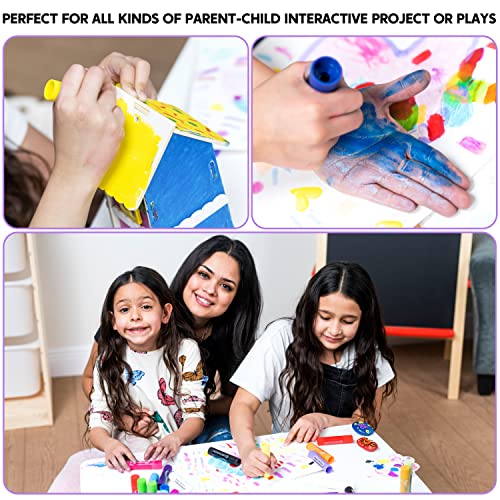 JOYIN 36PCS Assorted Washable Tempera Paint Sticks, Quick Drying and No Mess Paint Sticks for Arts and Crafts Project, Art Easter Gifts for your Kids JOYIN