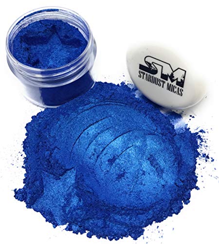 Stardust Micas Pigment Powder Cosmetic Grade Colorant for Makeup, Soap Making, Epoxy Resin, DIY Crafting Projects, Bright True Colors Stable Mica Stardust Micas