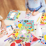 LINAYE 48 Sheets Easter Crafts Stickers for Kids Toddlers - Make Your Own Easter Stickers, Easter Basket Stuffers for Kids Toddlers Easter Treats LINAYE