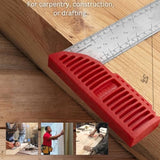 Kapro - 309 LEDGEND Try & Mitre Square - With Stainless Steel Blade & Polycast Handle - Features Beveling Angle Markings, Hands-Free Ledge, Inch and KAPRO
