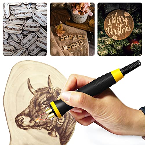 FIRElood Pyrography Wood Burning Kit Professional Wood Burner Tool Dual Pen 30 Tips - WoodArtSupply