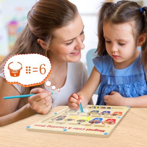 Stronger Magnet Montessori Toys,FLITI Color and Number Counting