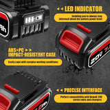 FERRYBOAT 7.0Ah Replacement for Dewalt 20V Max Battery DCB200 DCB201 DCB203 DCB204 DCB206 DCB180, Compatible with Dewalt 20 Volt DCD/DCF/DCG Series FERRYBOAT