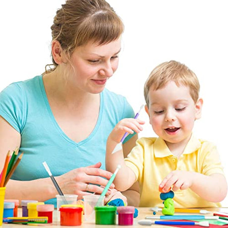 8 Pieces Plastic Clay Modeling Tools Set Ceramic Tool Kit for Sculpting Plastic Polymer Clay Shaping Tool for Kids Double-Head Suitable for DIY yuntop