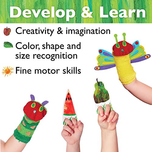 Creativity for Kids The Very Hungry Caterpillar Story Puppets: Sock Puppet Kit for Toddlers from The World of Eric Carle, Crafts for Kids Ages 3-5+ Creativity for Kids