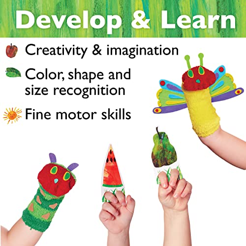 Creativity for Kids The Very Hungry Caterpillar Story Puppets: Sock Puppet Kit for Toddlers from The World of Eric Carle, Crafts for Kids Ages 3-5+ - WoodArtSupply