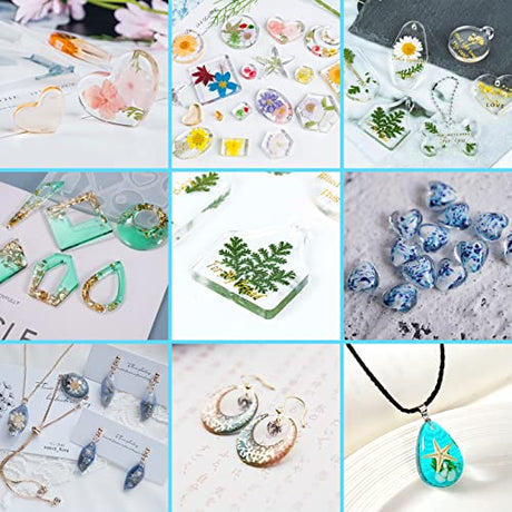 UV Resin Kit with Light-100g UV Resin with UV Flashlight,Crystal Clear Resin Glue for DIY Jewellery Making,UV Resin Kit for DIY Beginners FitUnit