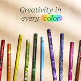 Lifelines Rub & Sniff Scented Colored Pencils, Infused with Essential Oil Blends, Color Pencil Set of 10, Travel Case Included Lifelines