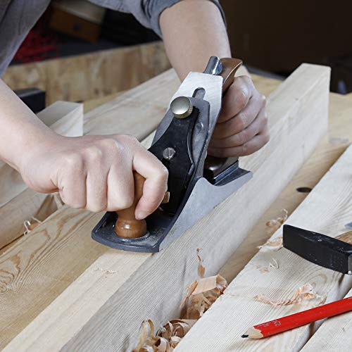 WORKPRO W052003 Block Plane, 2 In. Wide Blade, Cast Iron Body, Adjustable Cutting Depth, Black (Single Pack) WORKPRO