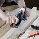 WORKPRO W052003 Block Plane, 2 In. Wide Blade, Cast Iron Body, Adjustable Cutting Depth, Black (Single Pack) WORKPRO