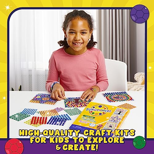 SUNGEMMERS Diamond Window Art Craft Kits for Kids 8-12 - Fun for Girls Ages 8-12, Spring Crafts for Kids Ages 8-12 - Great 6 7 8 9 10 Year Old Girl PURPLE LADYBUG