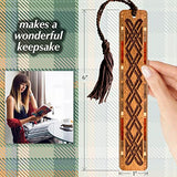 Celtic Knot Engraved Handmade Wooden Bookmark on Sapele Hardwood - Made in USA - Also Available Personalized Mitercraft