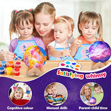 Paint Your Own Moon Lamp Kit, Cool Gifts DIY 3D Space Moon Night Light, Art Supplies Arts & Crafts Kit, Arts and Crafts for Kids Ages 8-12, Toys Beanhom