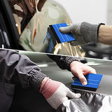 WRAPXPERT Blue Felt Squeegee,2 Pcs Squeegee for Vinyl,Medium Hardness Vinyl Squeegee Scraper Tool Kit for Crafts Car Wrap Window Tint Wallpaper Glass WRAPXPERT