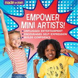 Made By Me Make Your Own Superhero Action Figurines, Make Your Own Action Figure, Includes Superhero Stickers, Moving Superhero Figurines, Customize Made By Me