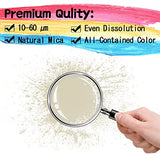 Mica Powder - 60g Mica Powder for Epoxy Resin - Pearl Pigment Powder Dye for Resin/Eye Shadow/Soap Making/Nails/Bath Bombs etc. (Magic Gold) LightStone