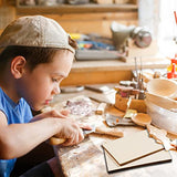 120 Pcs Rectangle Unfinished Wood Pieces 4 x 6 Inch Blank Basswood Sheet Craft Wood Sheets Board Unfinished Wood Rectangles for Crafts Wooden Cutouts AWIZOM