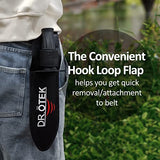 DR.ÖTEK Metal Detector Shovel for Digging, Heavy Duty Double Serrated Digging Tool with Carry Sheath, Digger Trowel for Gardening, Camping, DR.ÖTEK