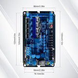 3 Axis GRBL V1.1f 32-Bit Controller, Dual Y-axis USB Drive Board for Stepper Motor Drive Control-Board Stepper Motor Support Offline for Woodworking HSOKEW