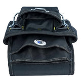 Zeluga 20-215 10 Pocket Extra Large Capacity Polyester Nail and Tool Pouch, Black Zeluga