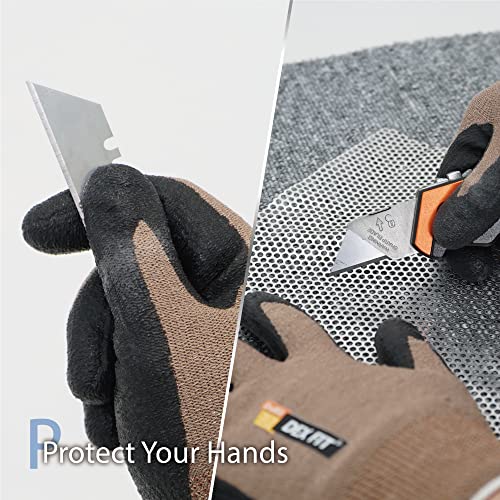 DEX FIT Level 5 Cut Resistant Gloves Cru553 Prime, 3D-Comfort Fit, Firm Grip, Thin & Lightweight, Touch-Screen Compatible, Durable, Breathable & - WoodArtSupply