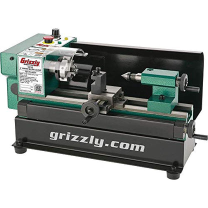 Grizzly Industrial G0745-4" x 6" Micro Metal Lathe - WoodArtSupply