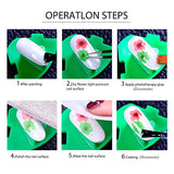 324PCS Dried Flowers Nail Art - Nail Art Accessories Kits, 81 Color Lovely Natural Nail Art, Dried Flowers for Resin Molds, Dry Flowers for Nails, YWLI