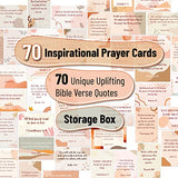 Mr. Pen- Prayer Cards, 70 Unique Bible Verse Boho Theme, Mini Scripture Cards for Women and Men, with Verses, Christian Mr. Pen