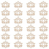 OLYCRAFT 24pcs Lotus Dream Catcher Rings Wooden Macrame Hoops Smooth Unfinished Macrame Rings Flower Shape Macrame Ring for DIY Crafts Projects Home OLYCRAFT