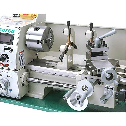 Grizzly Industrial G0768-8" x 16" Variable-Speed Benchtop Lathe - WoodArtSupply