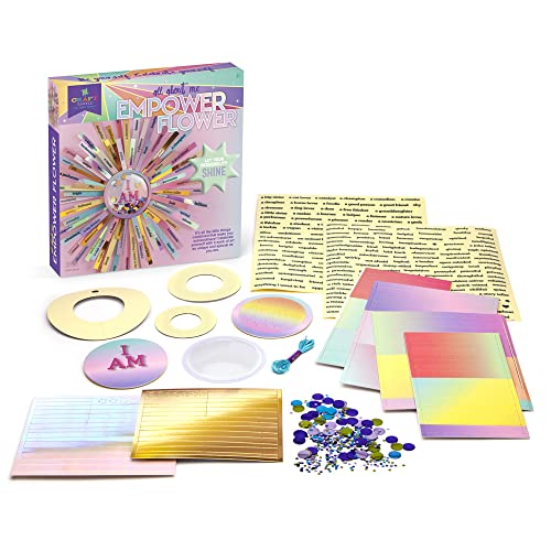 Craft-tastic – Empower Flower – DIY Arts & Crafts Kit – Creative & Fun Project to Encourage Self-Expression, Build Self-Esteem & Create Confidence in