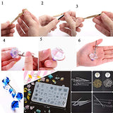 EuTengHao 229Pcs DIY Jewelry Casting Molds Tools Set More Than 120 Designs Contains 8 Silicone Jewelry Resin with 70 Designs,1 Earring Molds with 25 EuTengHao