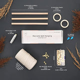 MIGO Creates Macrame Kits for Adults Beginners: DIY Macrame Kit with 220 Yards Macrame Cord and 58pcs Macrame Supplies. E-Book Tutorial for 5 Macrame MIGO Creates