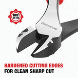 WORKPRO 8 Inch High Leverage Diagonal Pliers, Wire Cutters Heavy Duty in CRV Steel, Diagonal Cutters for Cutting Wires WORKPRO
