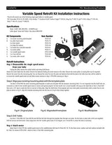 PSI Woodworking TCLVSKIT2 Variable Speed Lathe Conversion Kit PSI Woodworking
