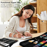 Shuttle Art 116 PCS Drawing Kit, Complete Drawing Supplies with Sketch Pencils, Colored Pencils, Graphite, Charcoal Sticks, Professional Drawing Shuttle Art