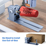 IKIER R1 Pro 4-in-1 Laser Rotary Set, Multi-Function Chuck and Roller Rotary for Most Laser Engraver, Jaw Chuck Rotary, Y-axis Rotary Roller for IKIER