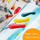 Stain Glass Paint, Non-Toxic Window Paint, Permanent Glass Paint Kit, Lacquer Based for Superior Stained Glass Art Paint, Glass Painting with Jinzi