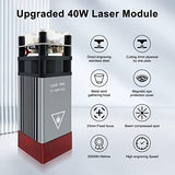 LASER TREE 40W(5W Output Optical Power) Laser Engraving Module, 450nm Laser Head for CNC Laser Engraver/Laser Cutter Machine, DIY Laser Engraving LASER TREE