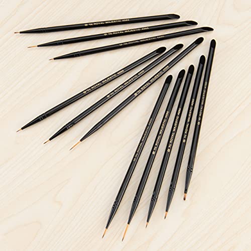Royal & Langnickel Majestic Detail Artist Brush Set, 11-Piece Royal & Langnickel