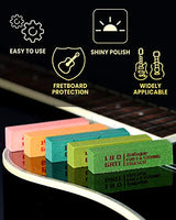 Baroque Fret Erasers for Guitar, Fret Polishing Cleaner, Frets Polish Tools Kit, Clean Fret Wire/String/Metal, Set of 5 (180& 400& 1000& 1500& 2000 JEISSLIA