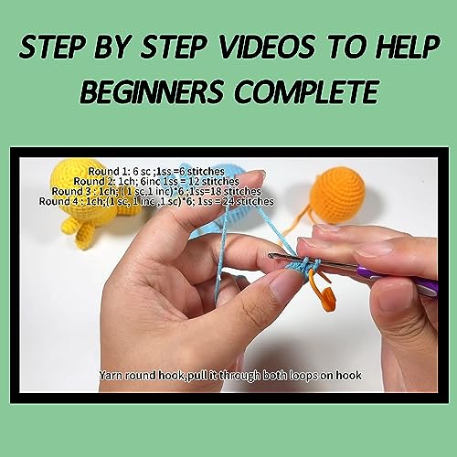 COZYMATE Crochet Kit for Beginners, Complete 4PCS Cute Animals Crochet Kits for Adults with Step-by-Step Instructions and Video Tutorials - Best COZYMATE