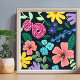 Modern Floral Acrylic Paint Set, Set of 12, 2 fl oz DecoArt